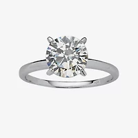 DiamonArt® Womens CT. T.W. White Cubic Zirconia 10K Gold Engagement Ring