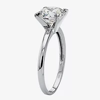 DiamonArt® Womens CT. T.W. White Cubic Zirconia 10K Gold Engagement Ring