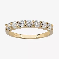 DiamonArt® 2MM 3/4 CT. T.W. White Cubic Zirconia 10K Gold Band