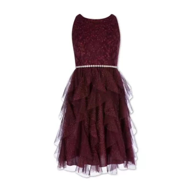 Speechless Big Kid Girls Sleeveless Fit + Flare Dress