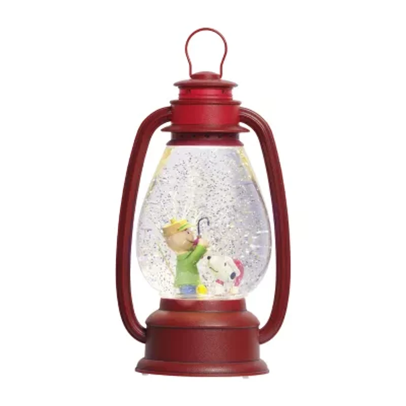 Roman Led Snoopy With Charlie Brown Decorating Tree Not Applicable Snow Globe