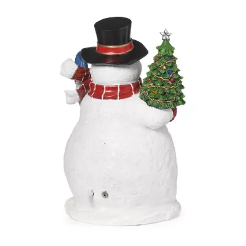 Roman 12" Led Snowman Plays Music Christmas Tabletop Decor