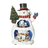 Roman 12" Led Snowman Plays Music Christmas Tabletop Decor