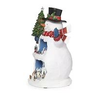 Roman 12" Led Snowman Plays Music Christmas Tabletop Decor