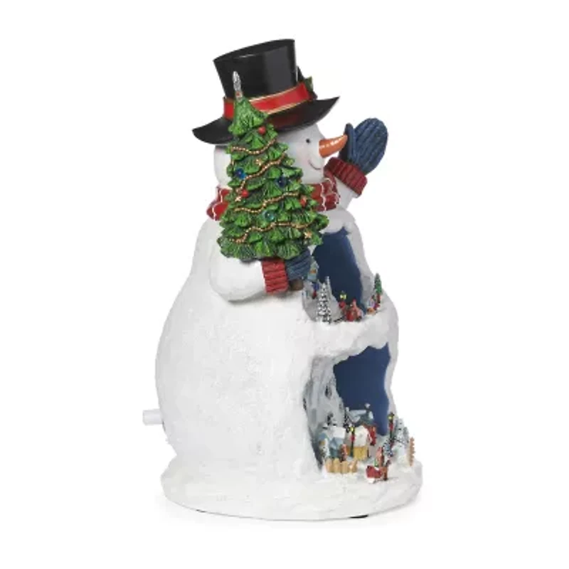 Roman 12" Led Snowman Plays Music Christmas Tabletop Decor