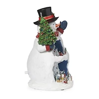 Roman 12" Led Snowman Plays Music Christmas Tabletop Decor