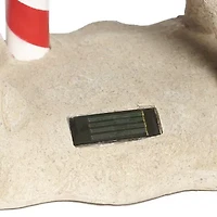 Roman 24" Solar Rudolph Statue Christmas Tabletop Decor