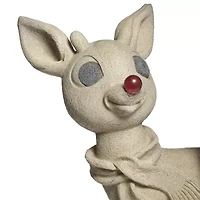 Roman 24" Solar Rudolph Statue Christmas Tabletop Decor
