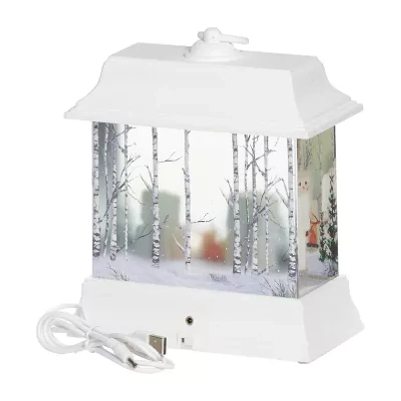 Roman 8.5" Led Swirl Marshmallows Christmas Tabletop Decor