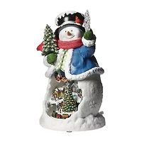 Roman 13" Led Snowman Plays Music Christmas Tabletop Decor