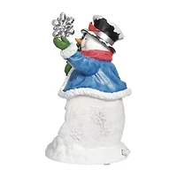Roman 13" Led Snowman Plays Music Christmas Tabletop Decor