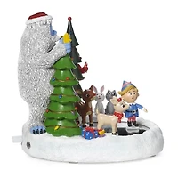 Roman 9.2"H Lighted Rudolph Plays Music Christmas Tabletop Decor