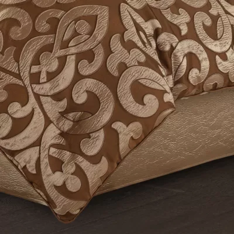 Queen Street La Grande Copper 4-pc. Jacquard Coverlet Set