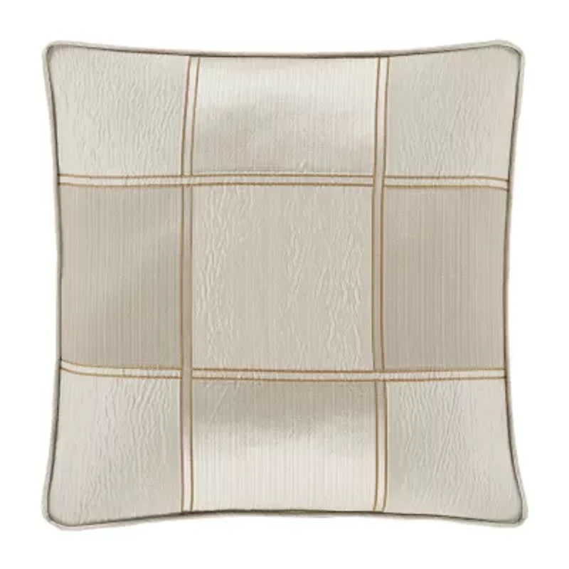Queen Street Benton Ivory Square Throw Pillow