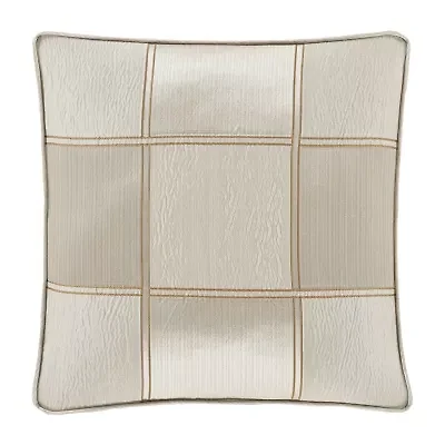 Queen Street Benton Ivory Square Throw Pillow