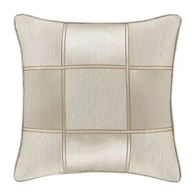 Queen Street Benton Ivory Square Throw Pillow