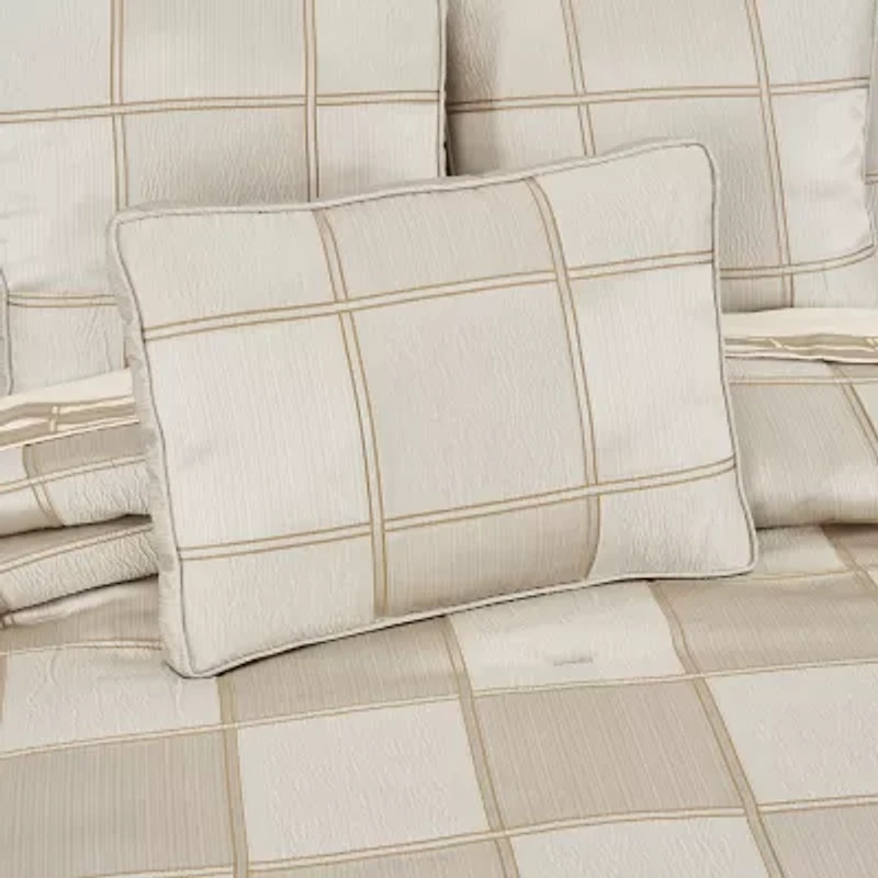 Queen Street Benton Ivory Boudoir Rectangular Throw Pillow