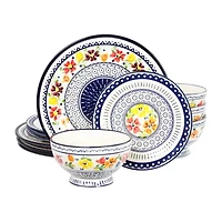 Gibson 12-pc. Stoneware Dinnerware Set