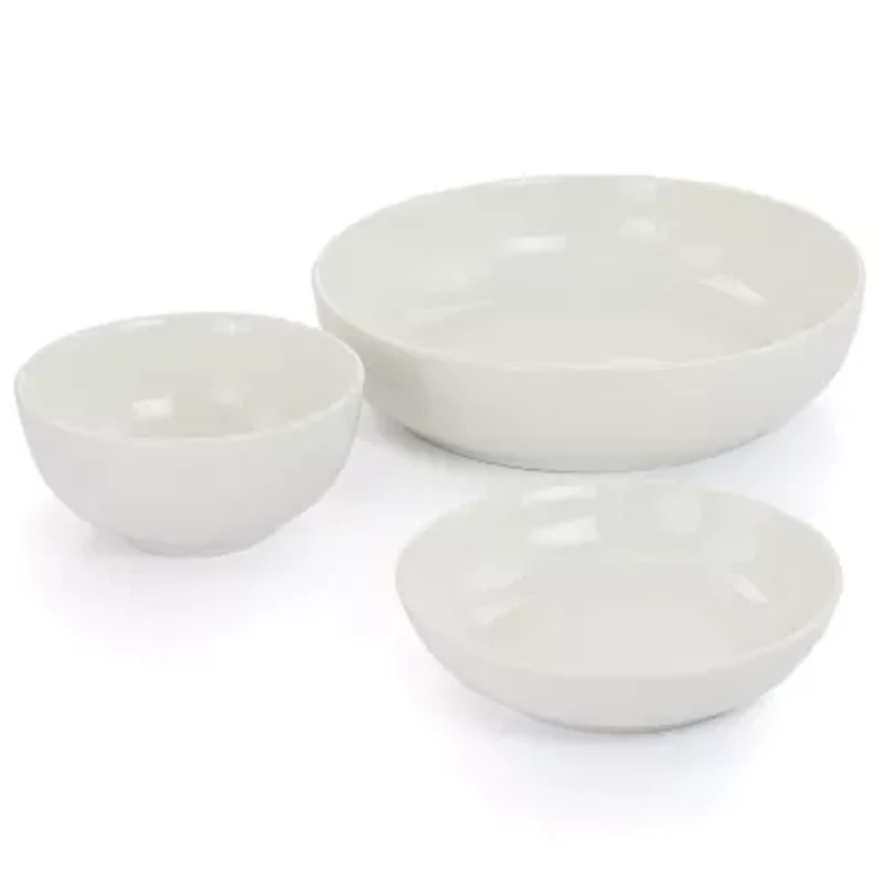 Elama Iris 32-pc. Porcelain Dinnerware Set
