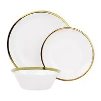 Gibson 12-pc. Ceramic Dinnerware Set