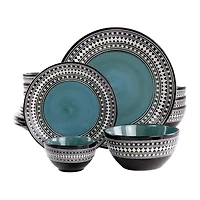 Elama 16-pc. Stoneware Dinnerware Set