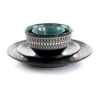 Elama 16-pc. Stoneware Dinnerware Set