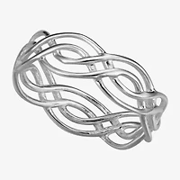 Footnotes Believe Womens 5.5MM Sterling Silver Band