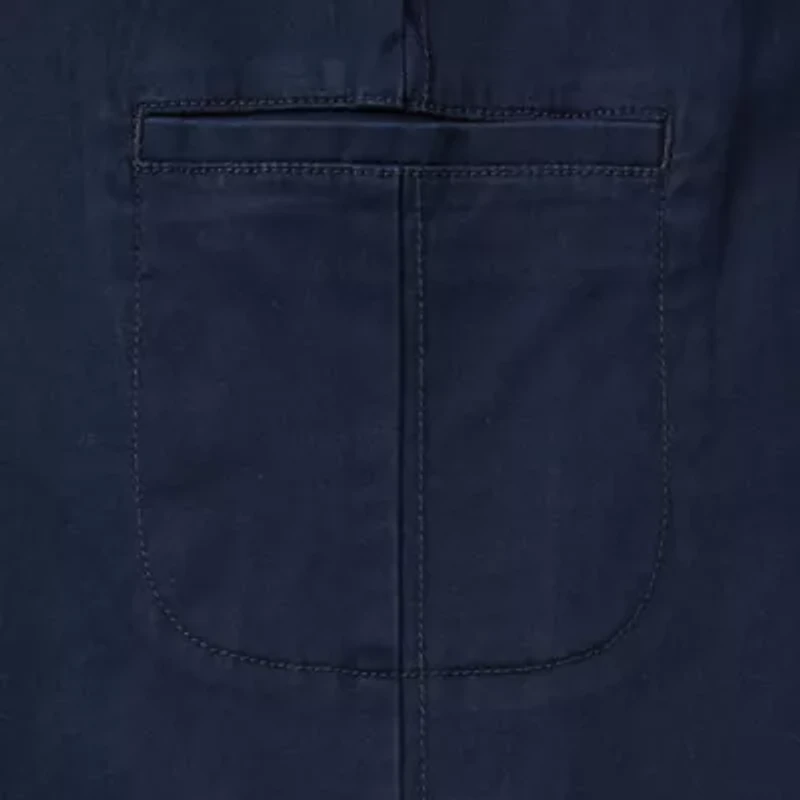 St. John's Bay Womens Plus Adaptive Easy-on + Easy-off Seated Wear Slim Mid Rise Trouser