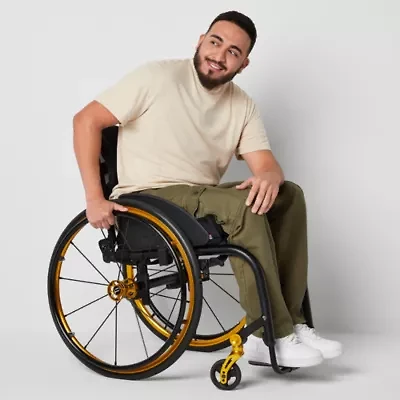 St. John's Bay Mens Adaptive Stretch Fabric Easy-on + Easy-off Seated Wear Straight Fit Cargo Pant