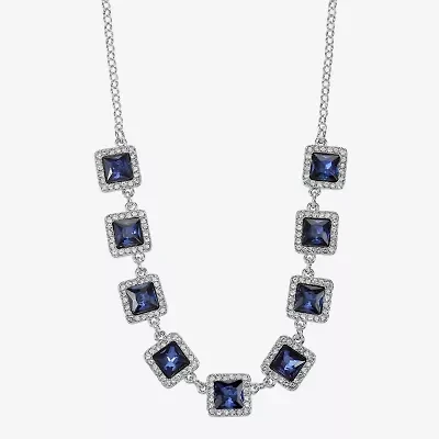 Monet Jewelry Halo Womens 17 Inch Collar Necklace