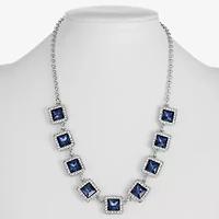 Monet Jewelry Halo Womens 17 Inch Collar Necklace