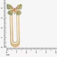 Monet Jewelry Gold Tone Multi Butterfly Bookmark