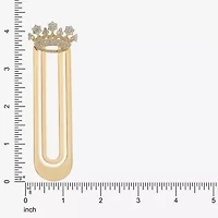 Monet Jewelry Gold Tone Crown Bookmark