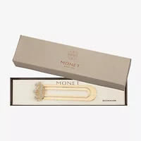 Monet Jewelry Gold Tone Crown Bookmark