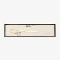 Monet Jewelry Gold Tone Shepherds Hook Initial Charm Bookmark