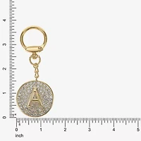Monet Jewelry Gold Tone Pave Initial Bag Charm