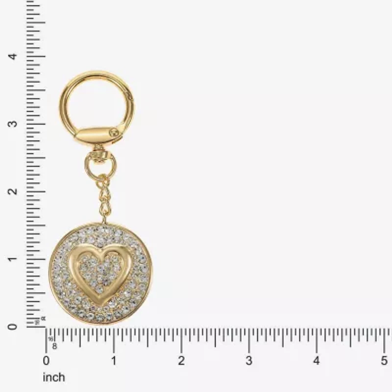 Monet Jewelry Gold Tone Pave Initial Bag Charm
