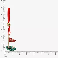 Monet Jewelry Gold Tone 18 Hole Golf Christmas Ornament