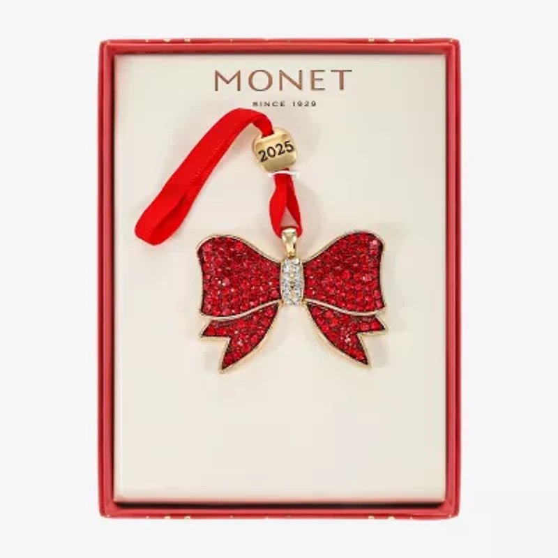 Monet Jewelry Gold Tone Christmas Ornament