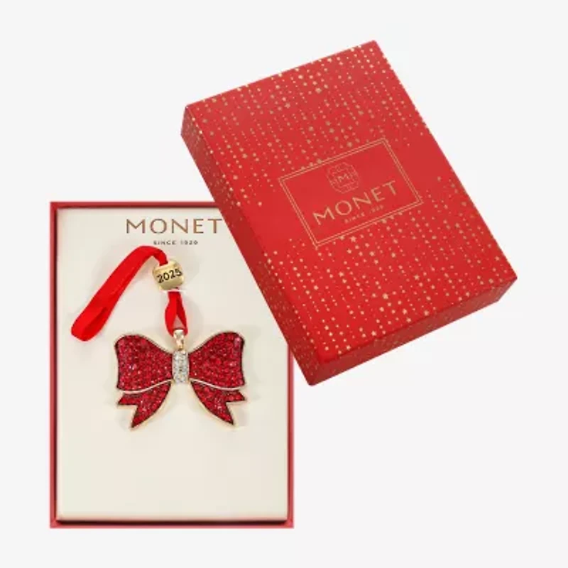 Monet Jewelry Gold Tone Christmas Ornament