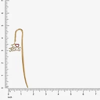 Monet Jewelry Gold Tone Shepherds Hook I Love Jesus Bookmark