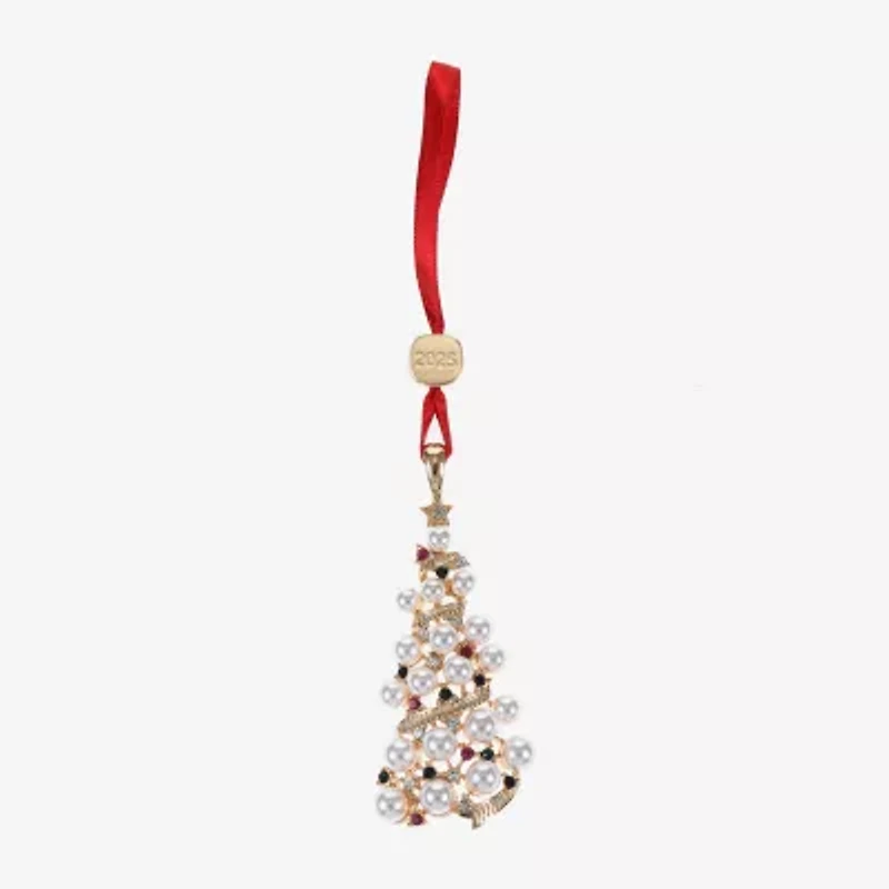 Monet Jewelry Gold Tone Christmas Tree Christmas Ornament