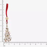 Monet Jewelry Gold Tone Christmas Tree Christmas Ornament