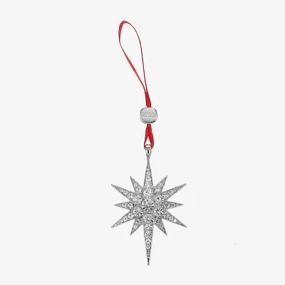 Monet Jewelry Silver Tone North Christmas Ornament