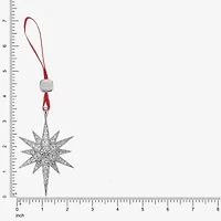 Monet Jewelry Silver Tone North Christmas Ornament