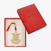 Monet Jewelry Gold Tone Christmas Ornament