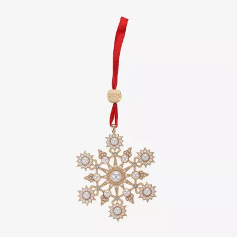 Monet Jewelry Gold Tone Christmas Ornament