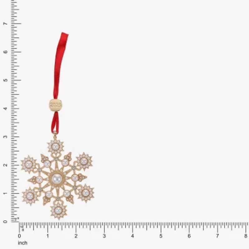 Monet Jewelry Gold Tone Christmas Ornament
