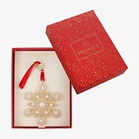 Monet Jewelry Gold Tone Christmas Ornament