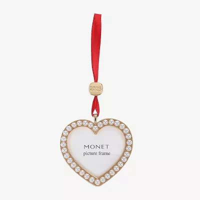 Monet Jewelry Gold Tone Frame Christmas Ornament